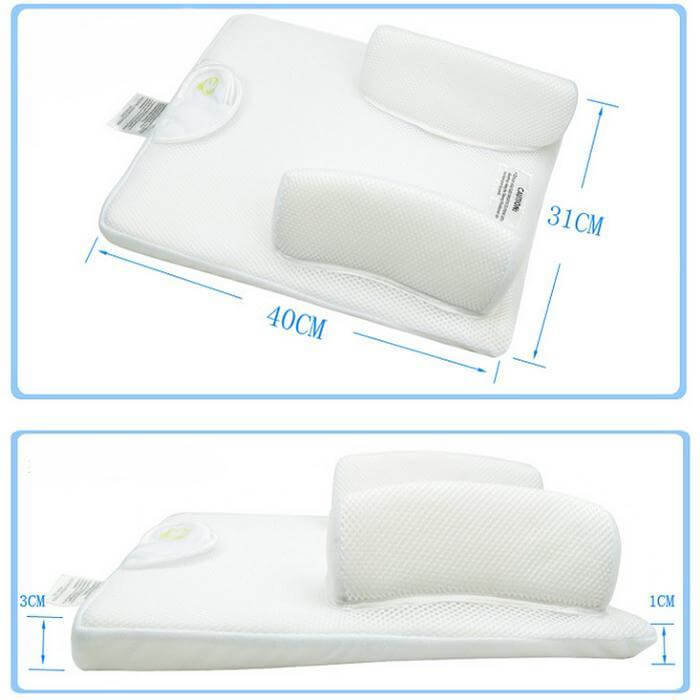 Baby Anti Roll Pillow Infant Wedge Pillow Sleep Positioner Cushion