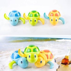 Baby Bath Toy Floating Toy Baby Turtle Wound Up Chain