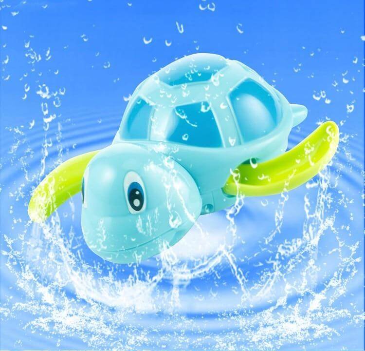 Baby Bath Toy Floating Toy Baby Turtle Wound Up Chain