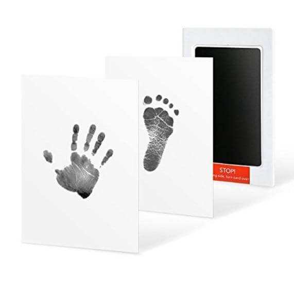 Baby Care Non Toxic Baby Handprint Footprint Imprint Kit Baby Souvenirs Casting Newborn Footprint Ink Pad Infant Clay Toy Gifts