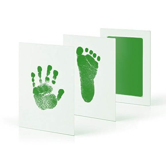 Baby Care Non Toxic Baby Handprint Footprint Imprint Kit Baby Souvenirs Casting Newborn Footprint Ink Pad Infant Clay Toy Gifts