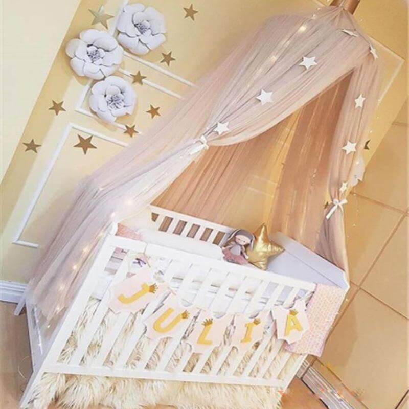 Baby Crib Canopy Hanging Baby Princess Bed Canopy Dome Net