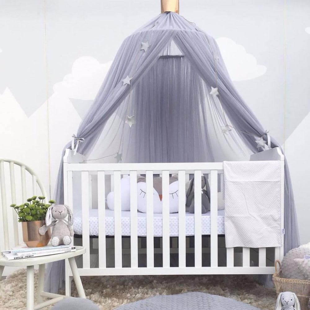 Baby Crib Canopy Hanging Baby Princess Bed Canopy Dome Net