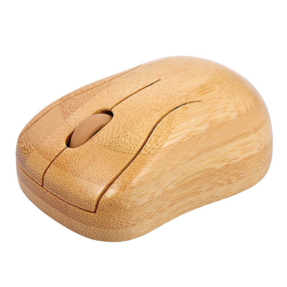 Bamboo Keyboard Mouse Wireless Handcrafted Wooden