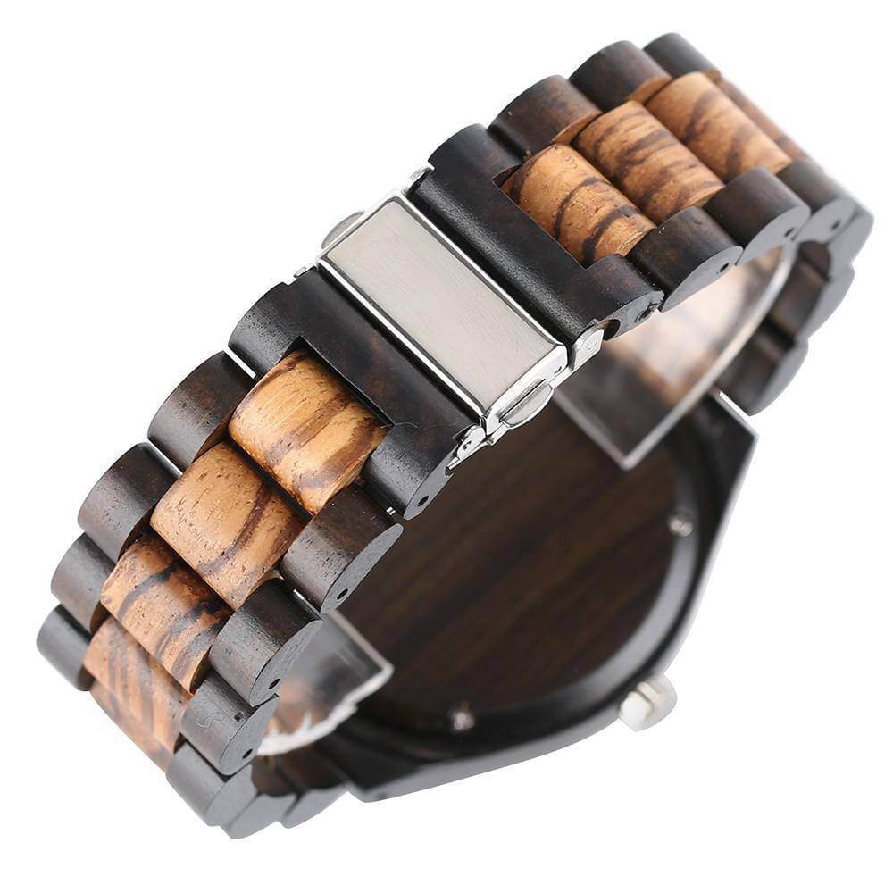 Bamboo Wooden Watch Natural Wood Bracelet Quartz
