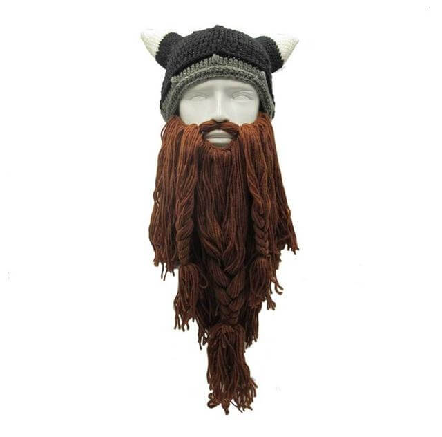 Beard Hat Viking Beard Hat Beanie Crochet Beard Hat