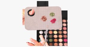 Beauty Stainless Makeup Nail Eye Shadow Mixing Palette Spatula Cosmetic Tool