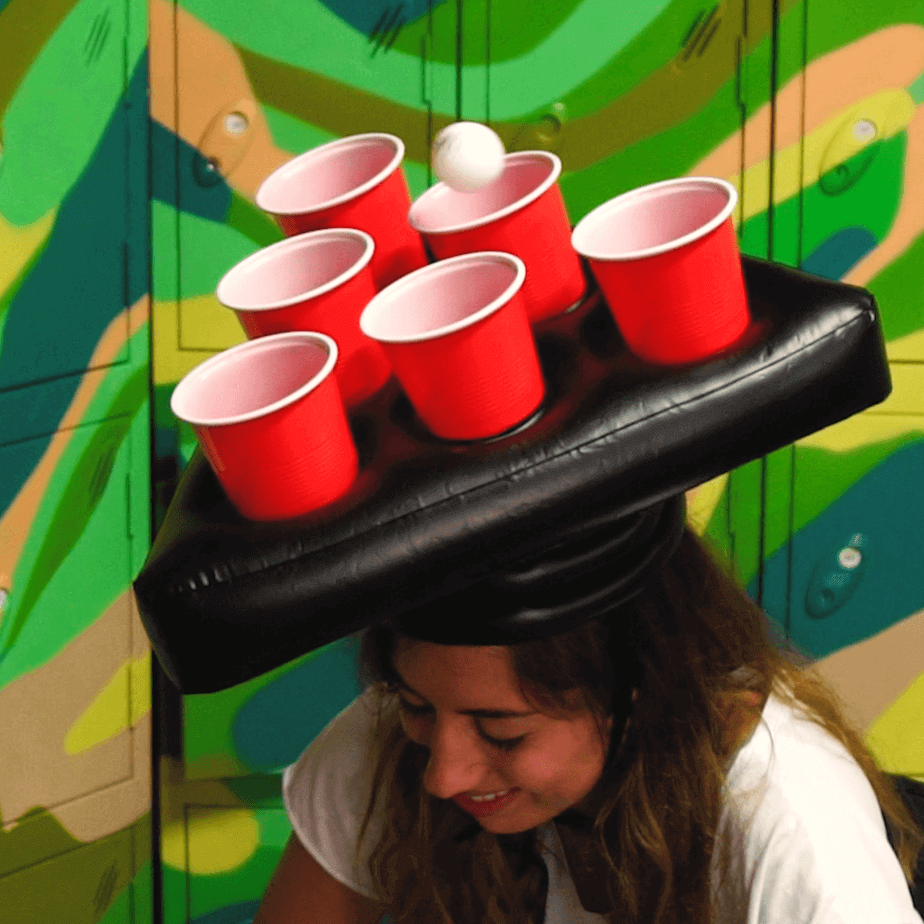 Beer Pong Hat Inflatable Floating Beer Pong Pool Party Game Supplies