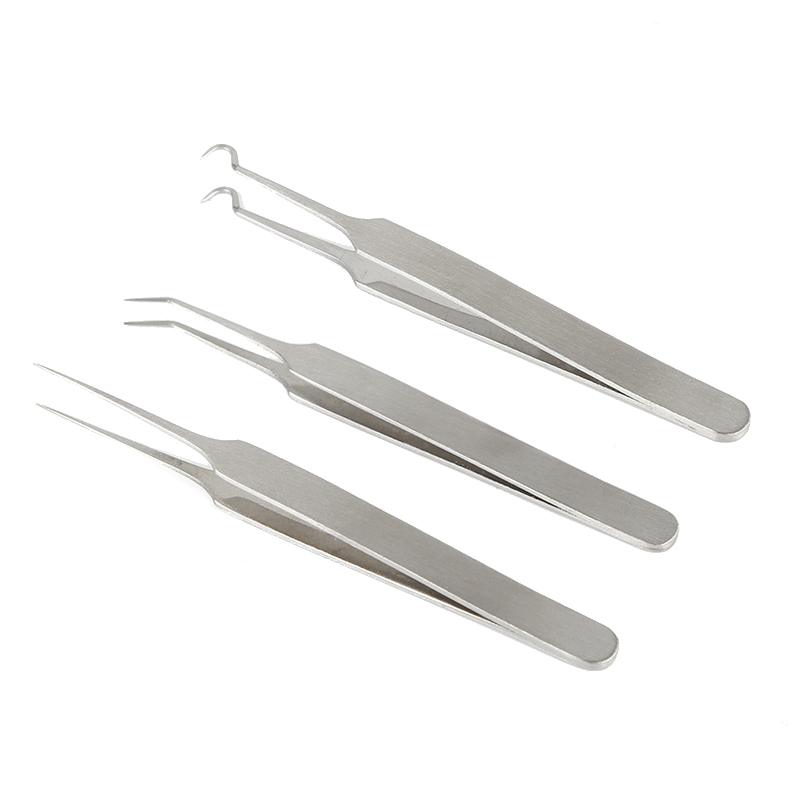 Bend Curved Stainless Steel Whitehead Blackhead Acne Clips