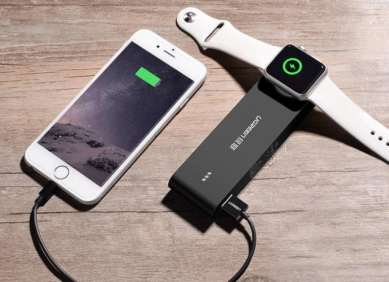 Best Mfi Certified Power Bank With Wireless Charging Dock For Apple Watch