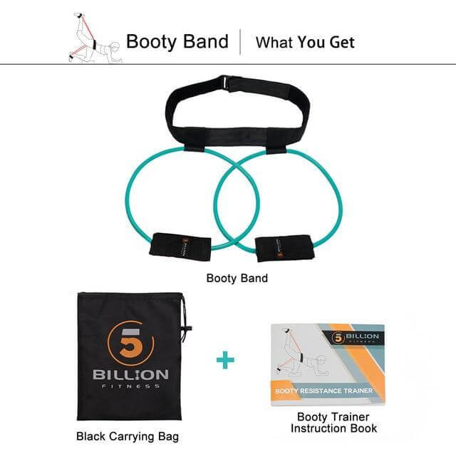 Best Resistance Band For Squats Butt Glute Leg Belt Workout Exercise