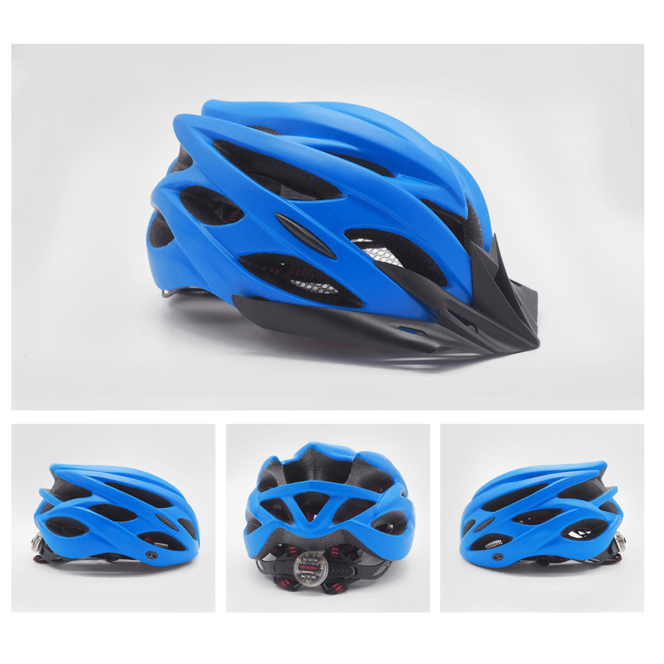 Bicycle Helmet With Back Light Molded Cycling Bike Helmets