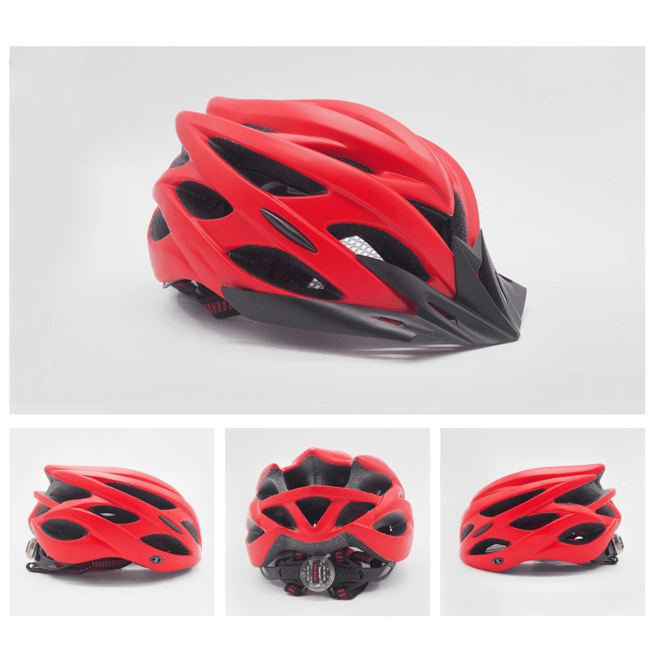 Bicycle Helmet With Back Light Molded Cycling Bike Helmets