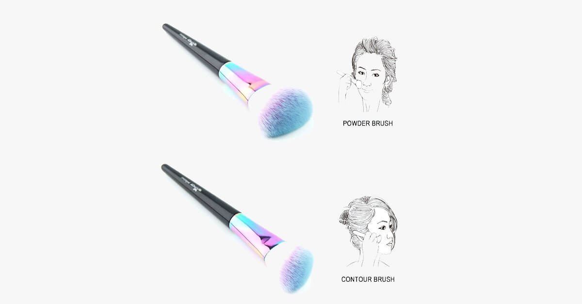 Black Agate Rainbow Feather Brush Set Pre Release