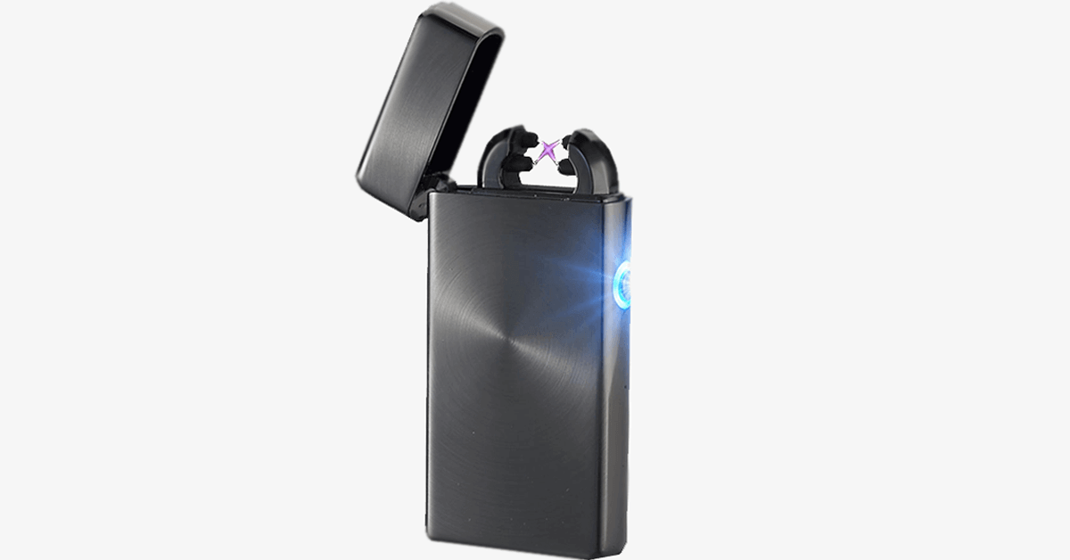 Black Night Rechargeable Windproof Lighter