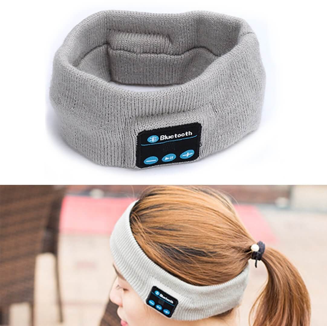 Bluetooth Headband Wireless Sleep Headband Ear Head Phones Running