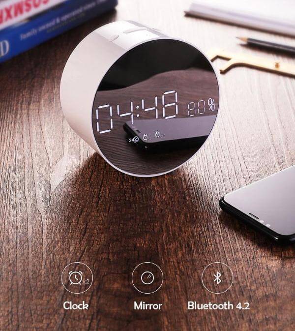 Bluetooth Speaker Mirror With Perfect Lighting Timing