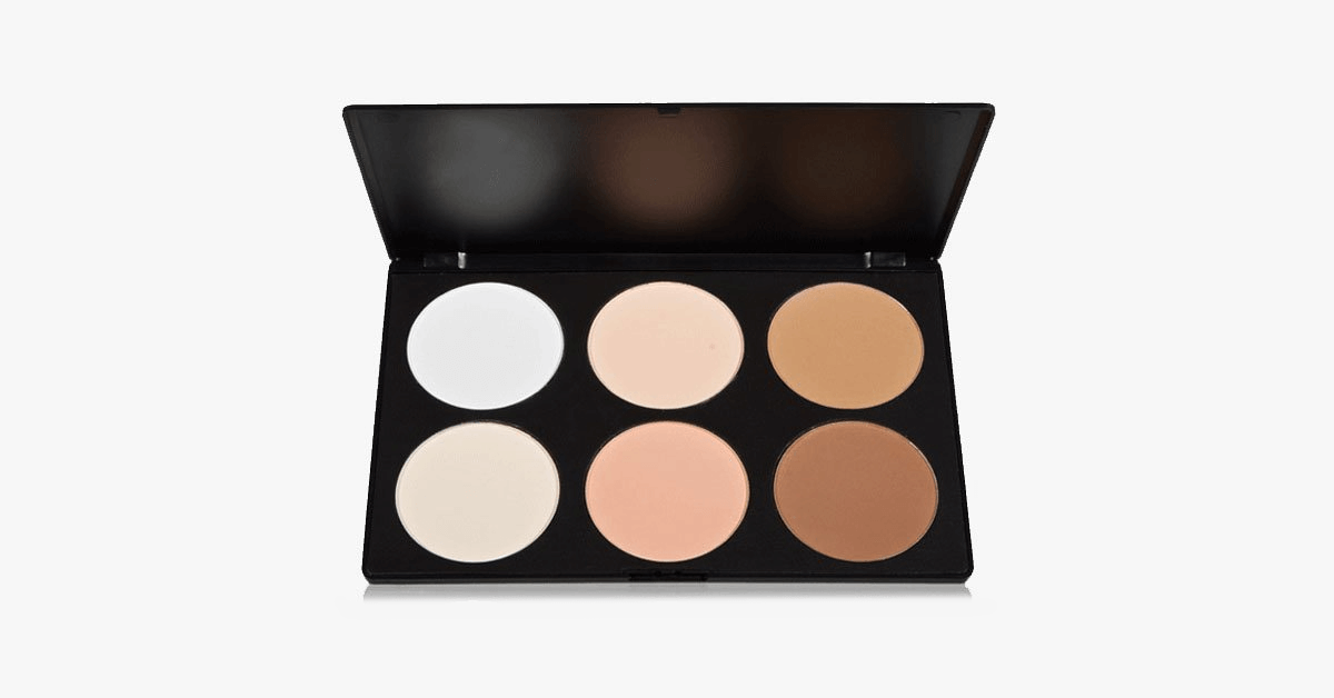 Blush Bronzer With 6 Matte Powder Shades Gives You Perfectly Finished Makeup