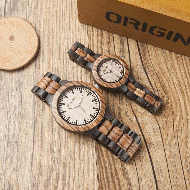 Bobobird Lovers Wooden Watch Couple Bamboo Wristwatches