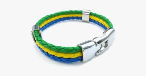 Brazil Flag Bracelet