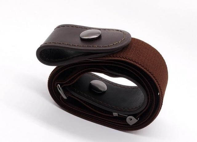 Buckleless Belt No Buckle Stretch Elastic Stylish Waist Belt