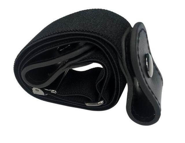 Buckleless Belt No Buckle Stretch Elastic Stylish Waist Belt