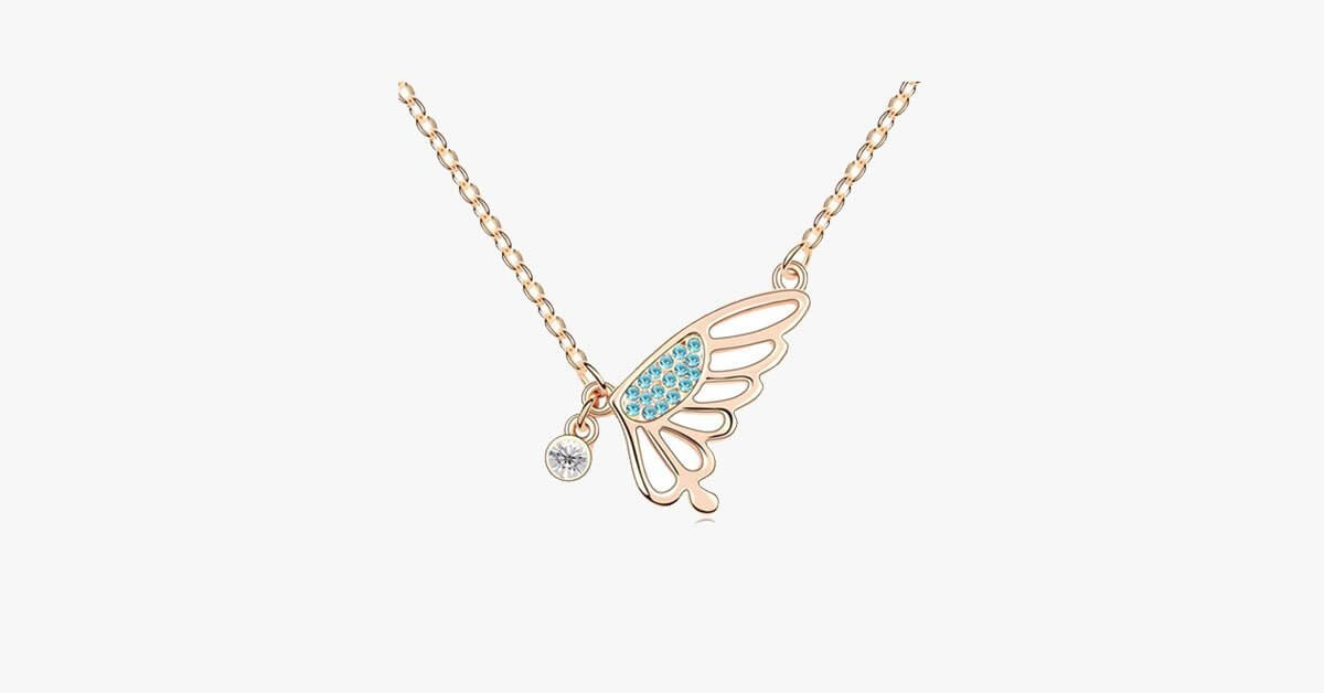 Butterfly Crystal Pendant
