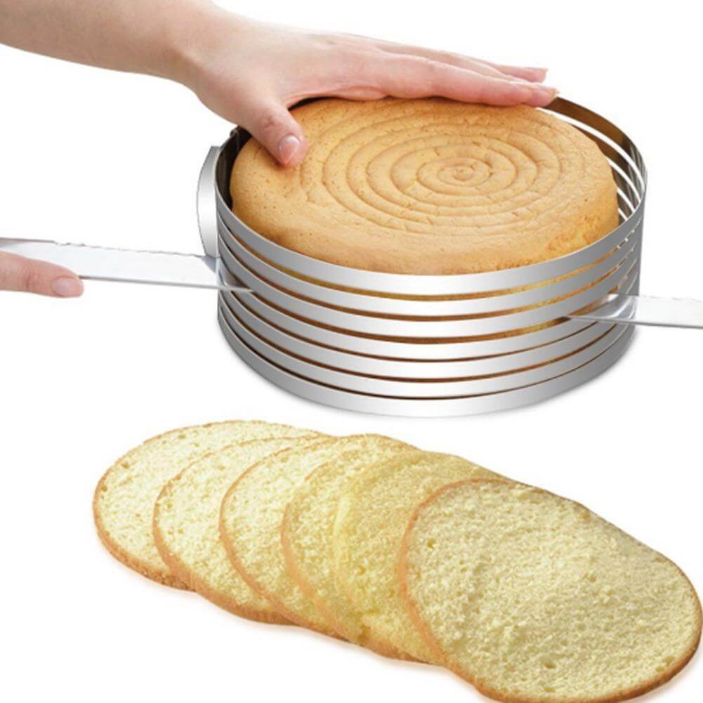Cake Slicer Adjustable Stainless Steel Layer Cake Slicer