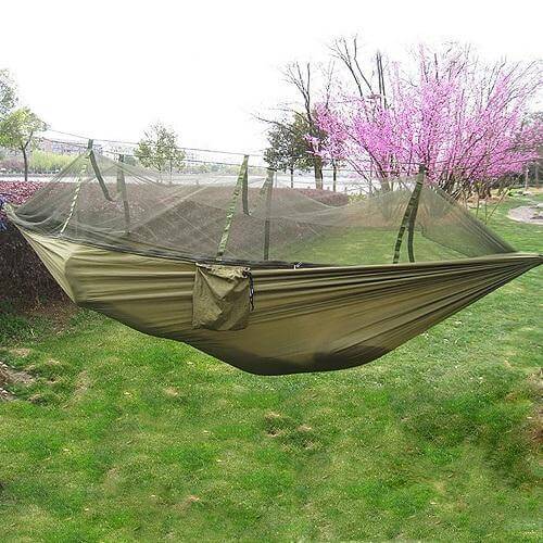 Camping Hammock Mosquito Bug Net Portable Backpacking Hammock