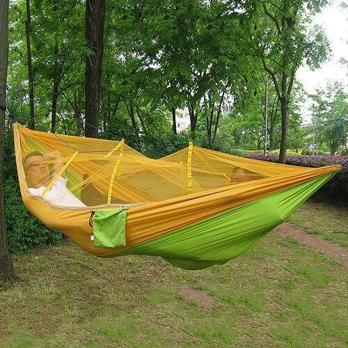 Camping Hammock Mosquito Bug Net Portable Backpacking Hammock