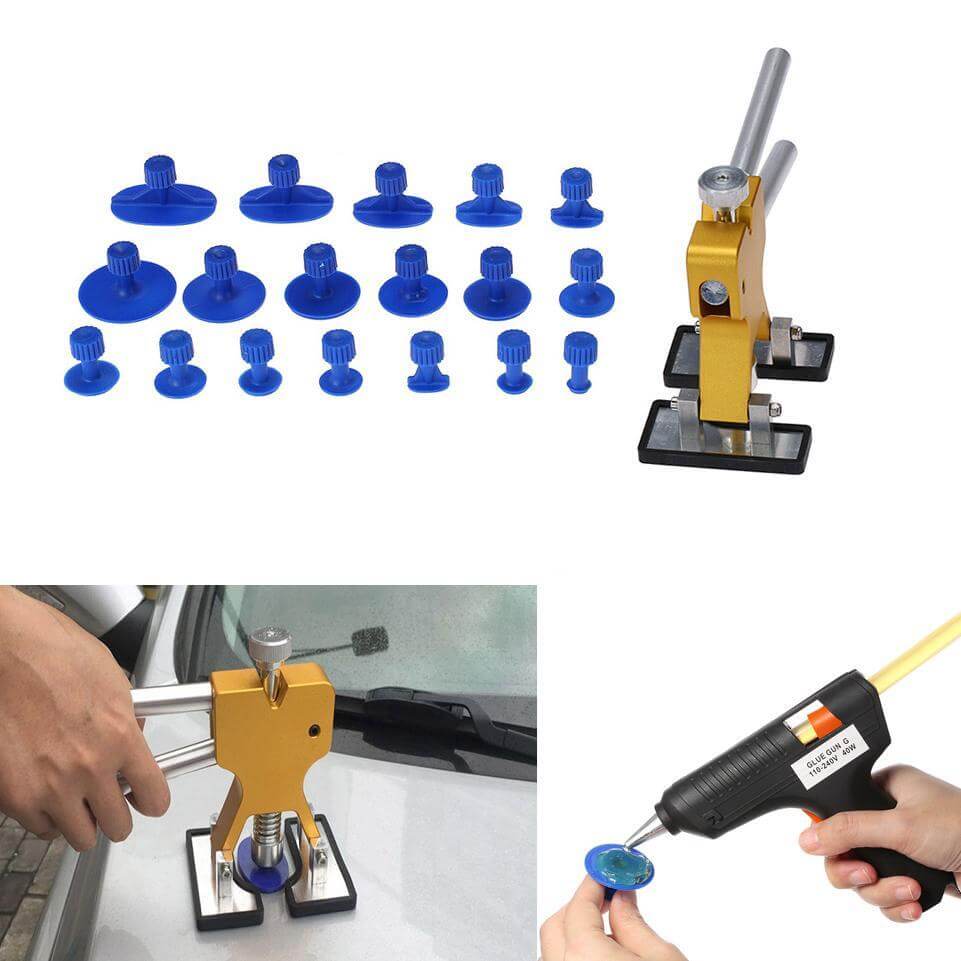 Car Dent Remover Paintless Dent Repair Tools Vehicle Pops A Dent