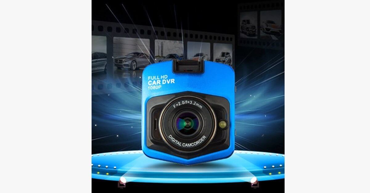 Car Gt300 Full 1080P Hd Dvr Dash Camera With Night Vision Black Or Blue