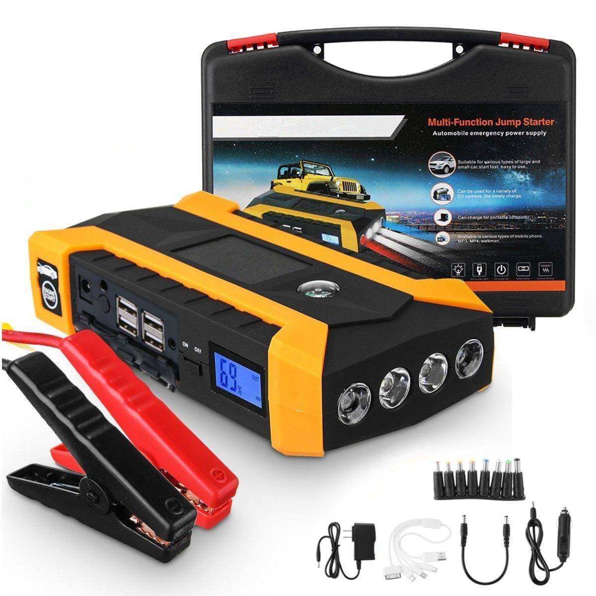 Car Jump Starter Portable Battery Booster Charger Power Bank Starting Device
