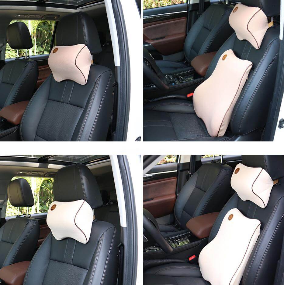 Car Neck Pillow Car Headrest Pillow Neck Rest Memory Foam