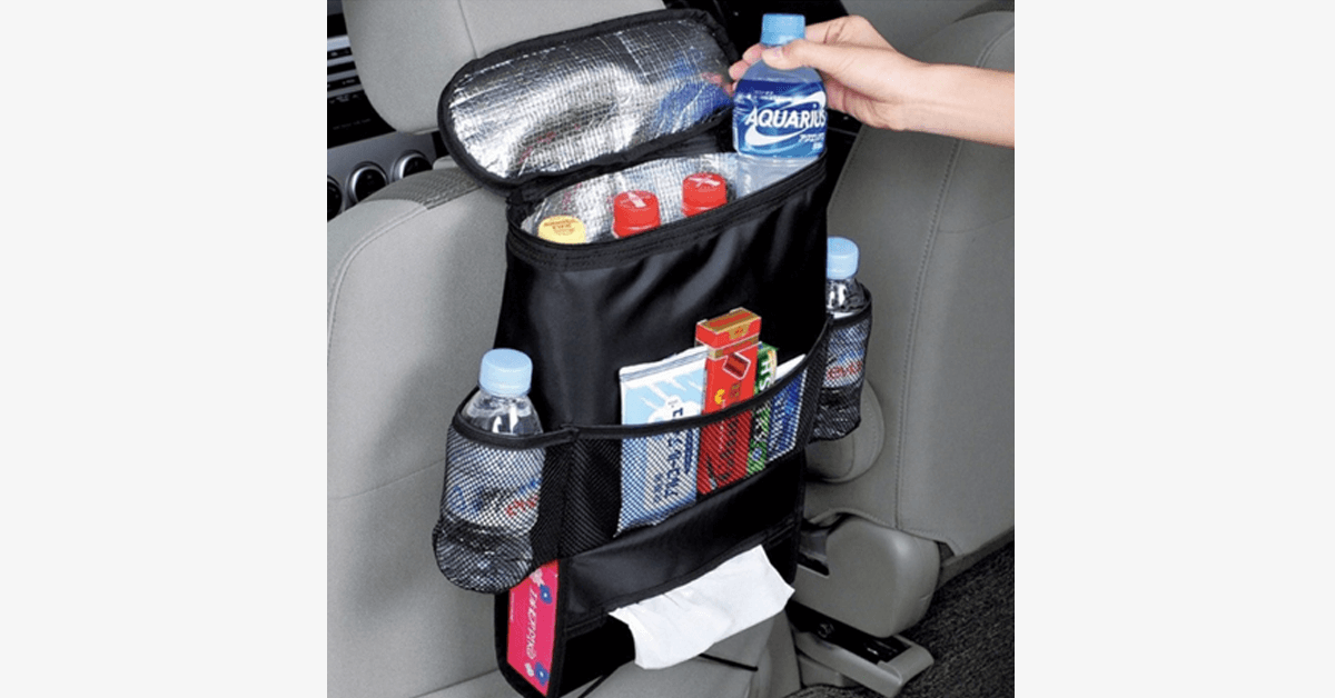 Car Seat Organizer With Cooler