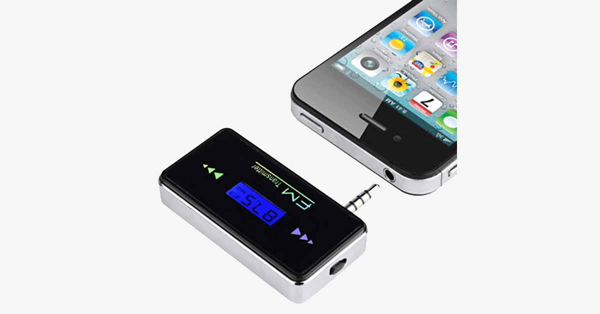Car Stereo Fm Transmitter Play Your Favorite Music In Your Car