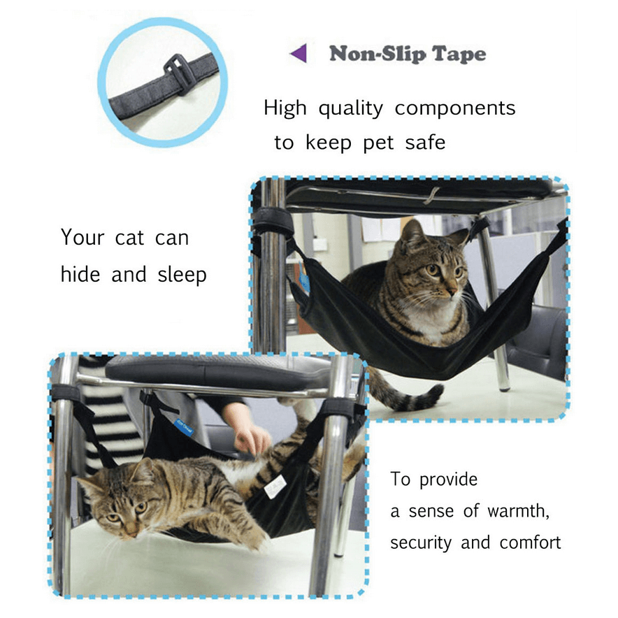 Cat Hammock Under Chair Kitty Hammock Hanging Bed Cat Bed