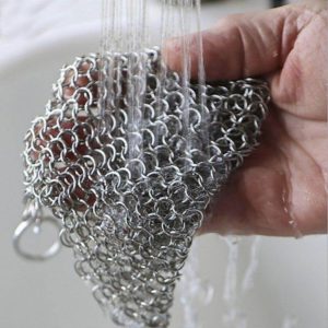 Chain Mail Scrubber Cast Iron Cleaner Stainless Steel Pan Cleaner