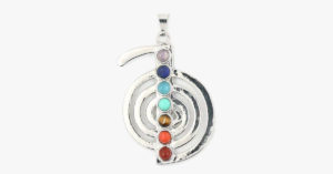 Chakras Natural Stone Pendant Charms