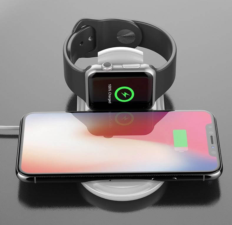 Charge Your Smartphone Apple Watch In Style With 2 In 1 Wireless Charging Pad