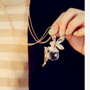 Charming Crystal Fairy Necklace Add Some Magic To Your Look