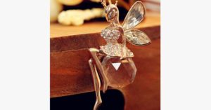 Charming Crystal Fairy Necklace Add Some Magic To Your Look