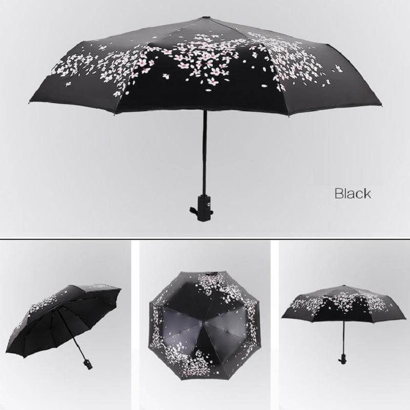 Cherry Blossom Umbrella Anti Uv Sun Parasol