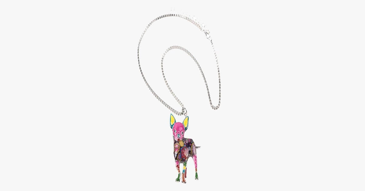 Chihuahuas Dog Pendant Necklace