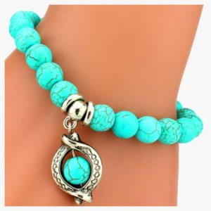 Circle Turquoise Bracelet