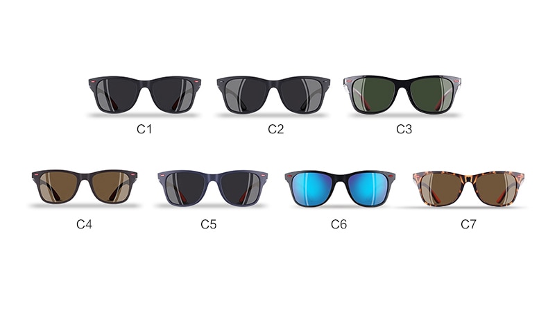 Classic Polarized Sunglasses Men Women Driving Square Frame