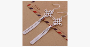 Classic Silver Tassle Earrings