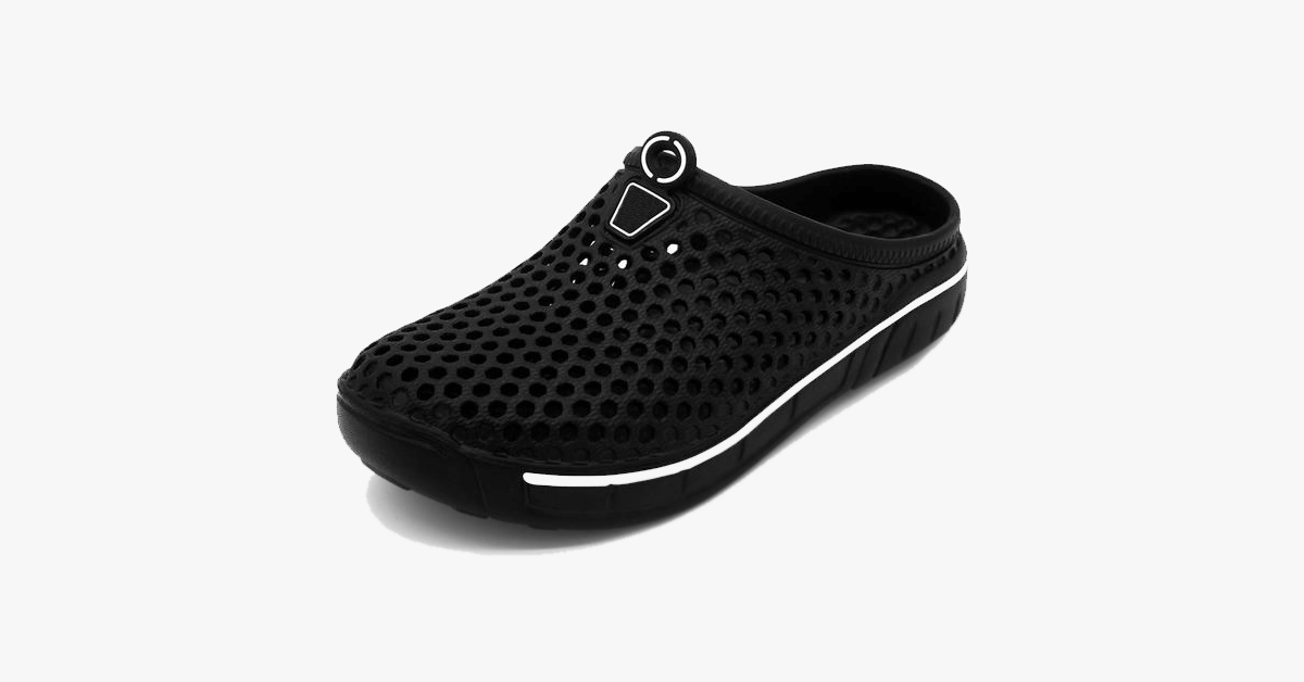 Clax Garden Clog Shoes For Men Quick Drying Summer Beach Slipper Flat Breathable Outdoor Sandals Male Gardening Shoe