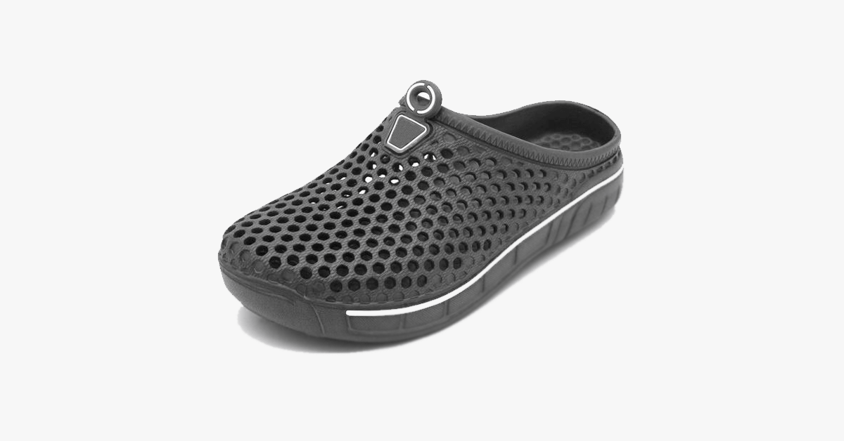 Clax Garden Clog Shoes For Men Quick Drying Summer Beach Slipper Flat Breathable Outdoor Sandals Male Gardening Shoe