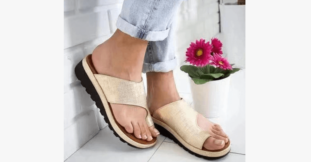 Clip Toe Platform Sandals